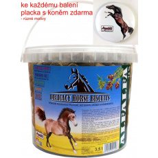 Apetit - DELICACY HORSE BISCUITS - ALFALFA 3,5 l akce