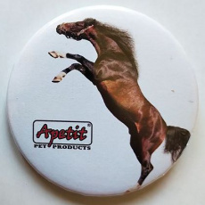 Apetit - reklamní placka - kůň 2