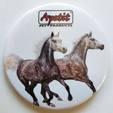 Apetit - reklamní placka - koně 1