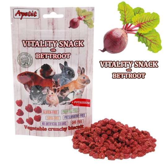 Apetit - VITALITY SNACK with BETTROOT 80g akce