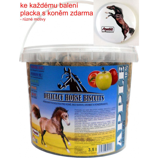 Apetit - DELICACY HORSE BISCUITS - APPLE 3,5 l