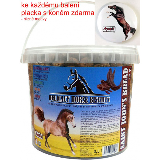 Apetit - DELICACY HORSE BISCUITS - SAINT JOHN´S BREAD 3,5 l