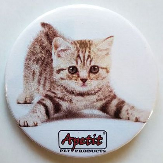 Apetit - reklamní placka - kočka 2
