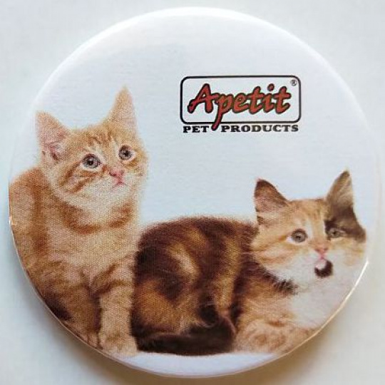 Apetit - reklamní placka - kočky 1